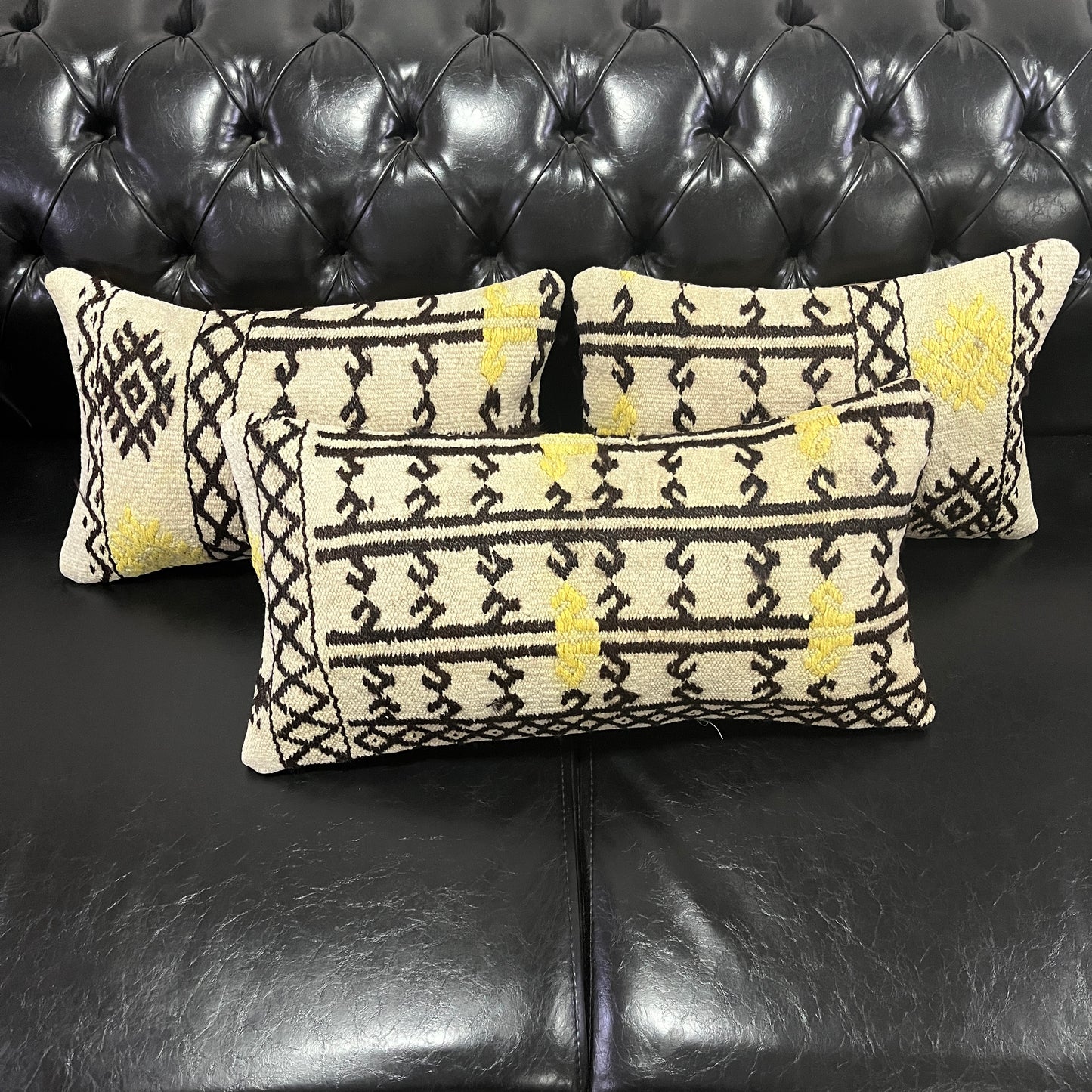 Ethnic Cushion Cover Set (12" x 20")