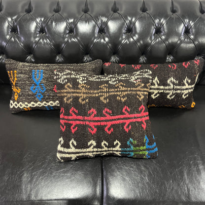 Ethnic Cushion Cover Set (12" x 20")