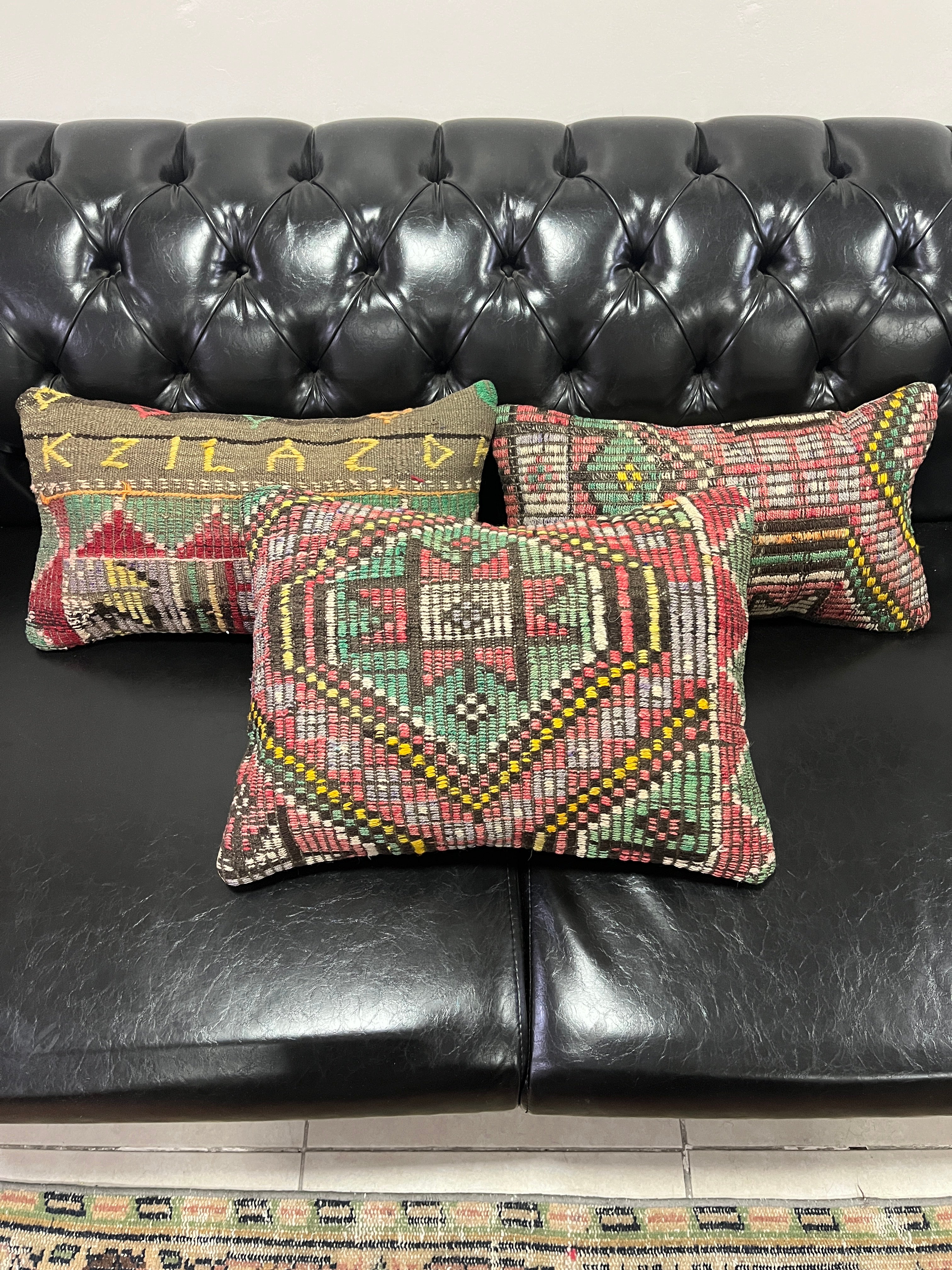 El Yapımı Otantik Yastık Kılıfı Seti