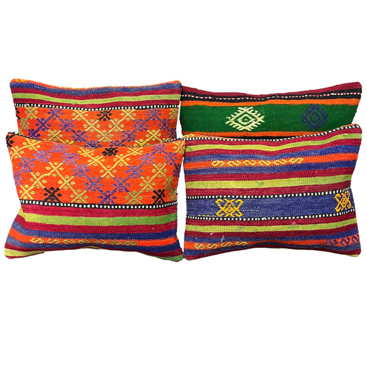 Ethnic Cushion Cover Set (16" x 22")