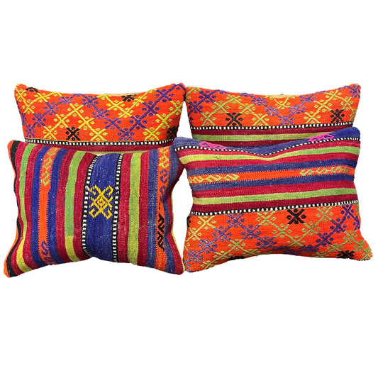 Ethnic Cushion Cover Set (16" x 20")