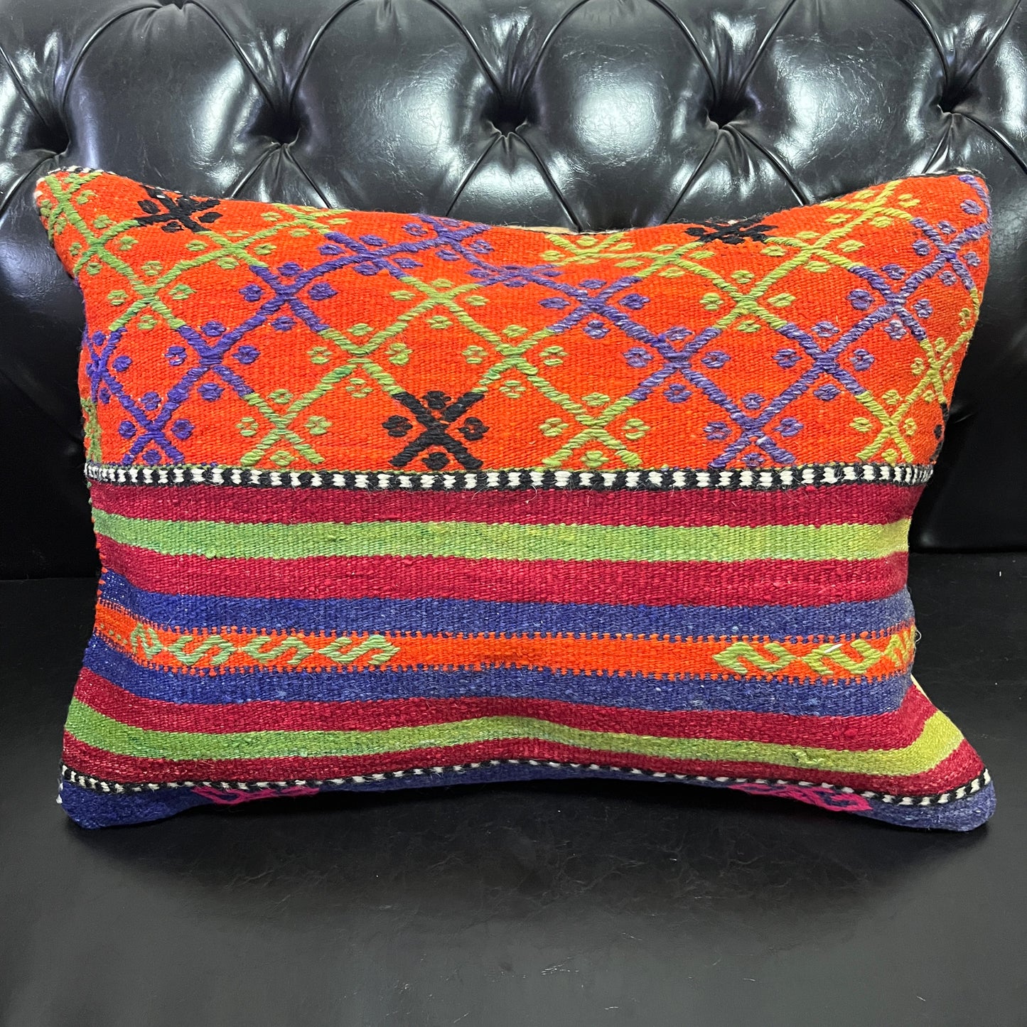 Ethnic Cushion Cover (16" x 22")