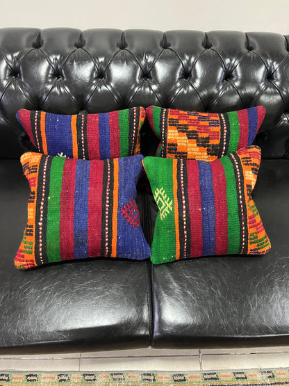 Ethnic Cushion Cover Set (12" x 16")