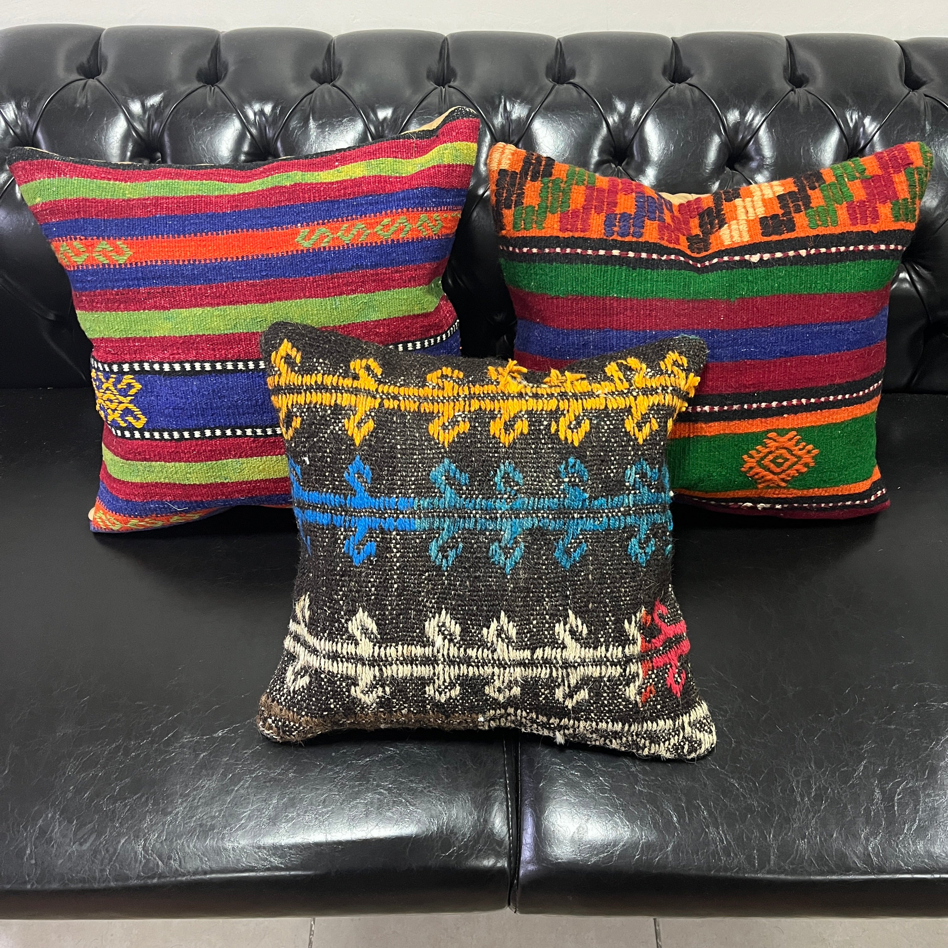 El Yapımı Otantik Yastık Kılıfı Seti