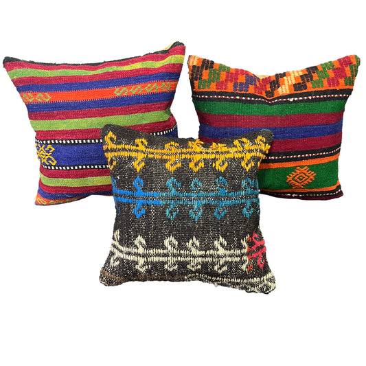 Ethnic Cushion Cover Set (20" x 20")