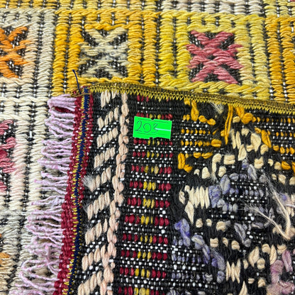 Handwoven Turkish Vintage Kilim (1'8" x 2'11")