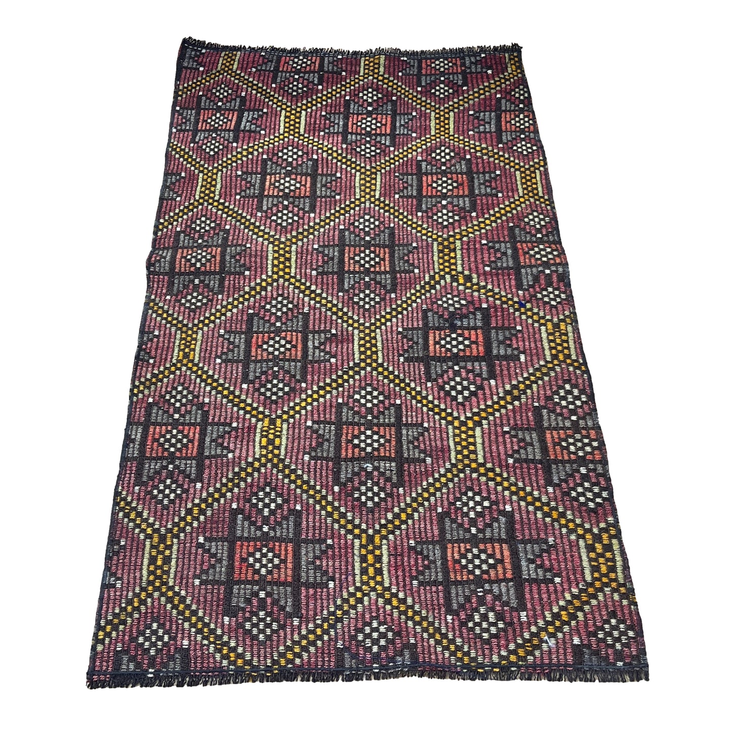 Handwoven Turkish Vintage Kilim (2'8" x 4'9")