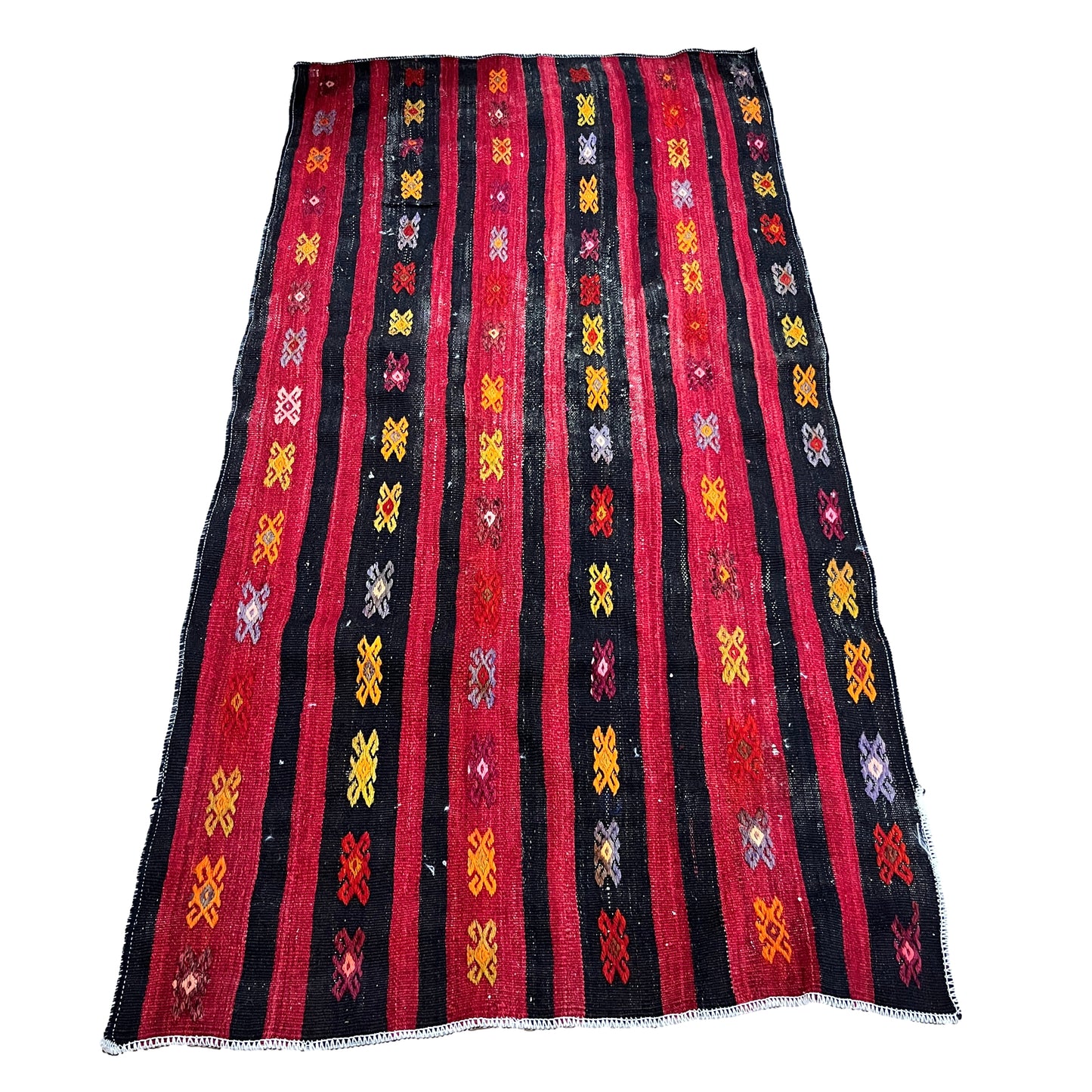 Handwoven Turkish Vintage Kilim (3'3" x 6'5")