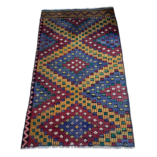 Handwoven Turkish Vintage Kilim (2'8" x 4'11")