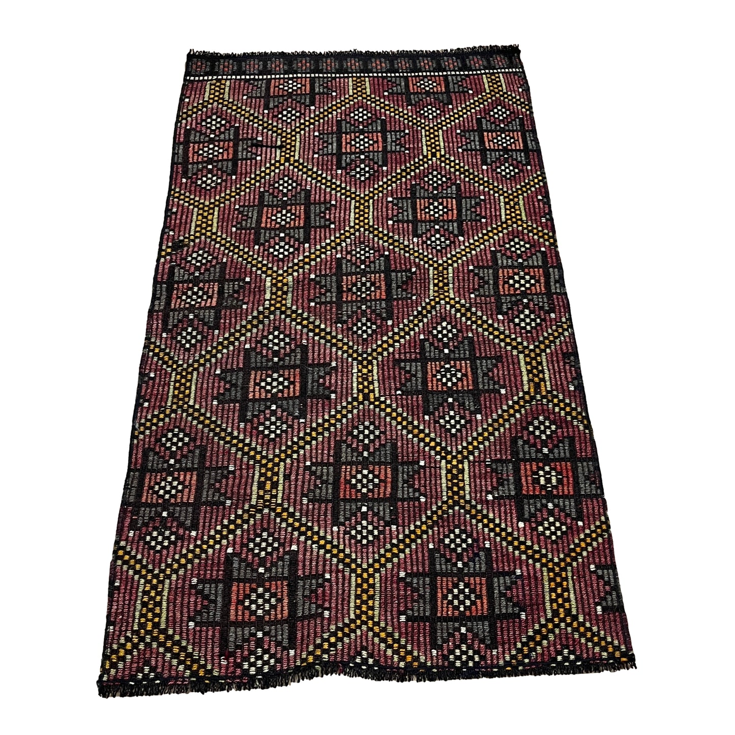 Handwoven Turkish Vintage Kilim (2'8" x 4'9")