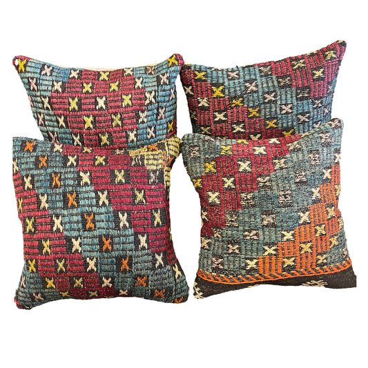 Ethnic Cushion Cover Set (16" x 16")