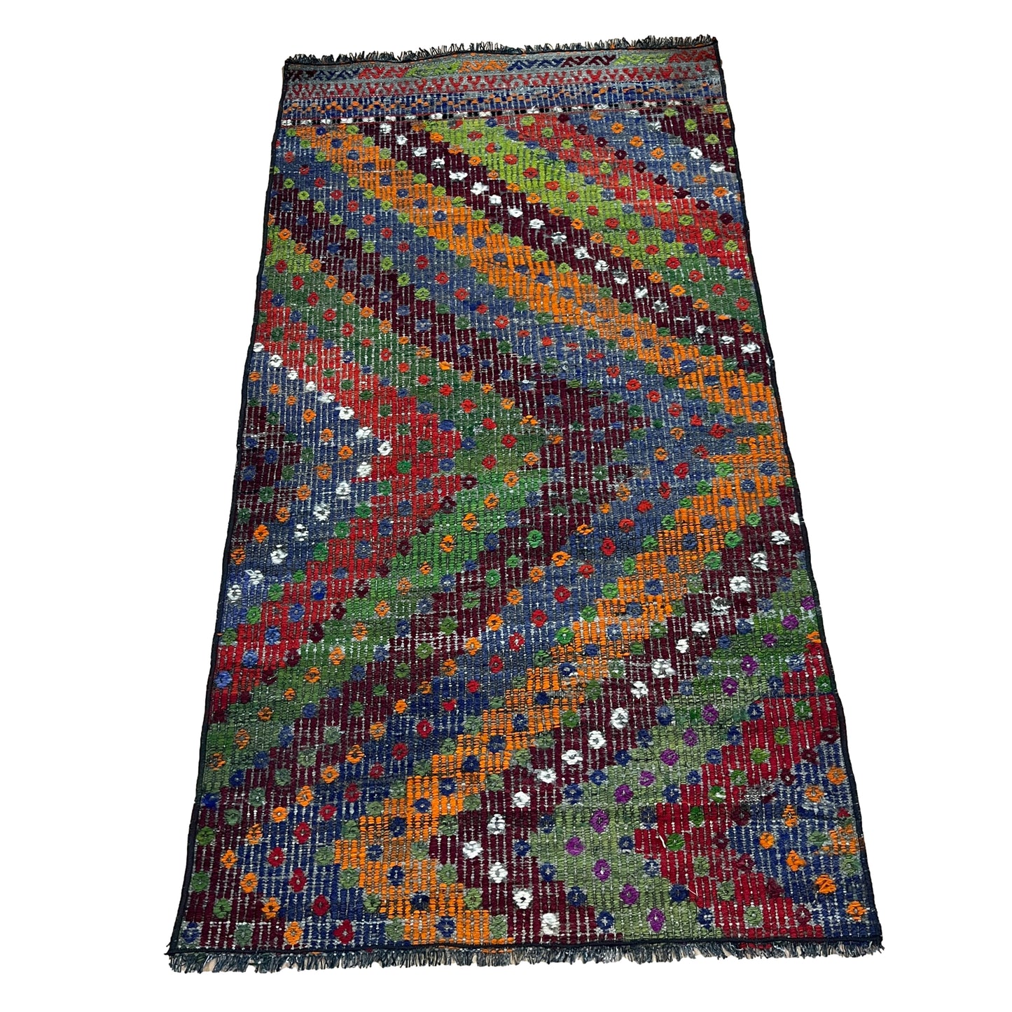 Handwoven Turkish Vintage Kilim (2'8" x 4'11")