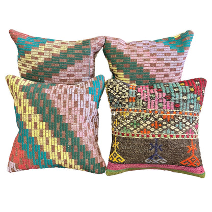 Ethnic Cushion Cover Set (16" x 16")