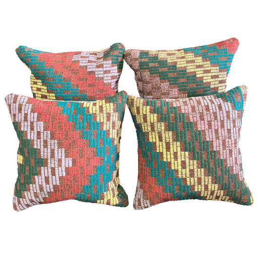 Ethnic Cushion Cover Set (16" x 16")