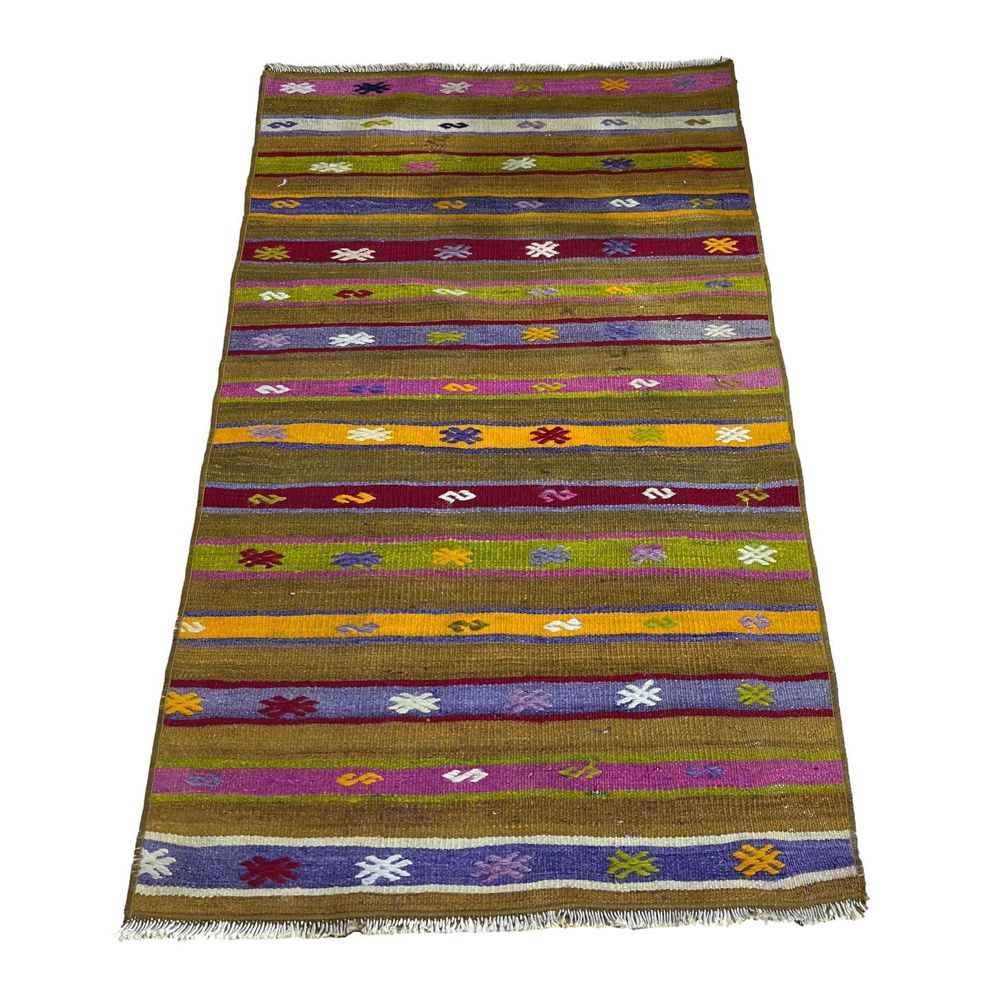 Handwoven Turkish Vintage Kilim (2'6" x 4'3")