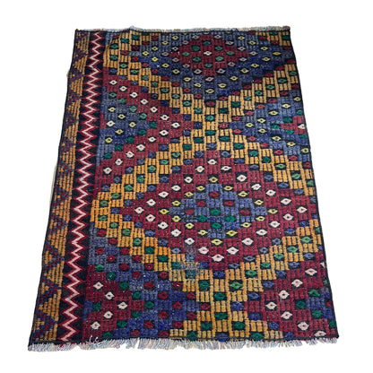 Handwoven Turkish Vintage Kilim (2'8" x 3'7")