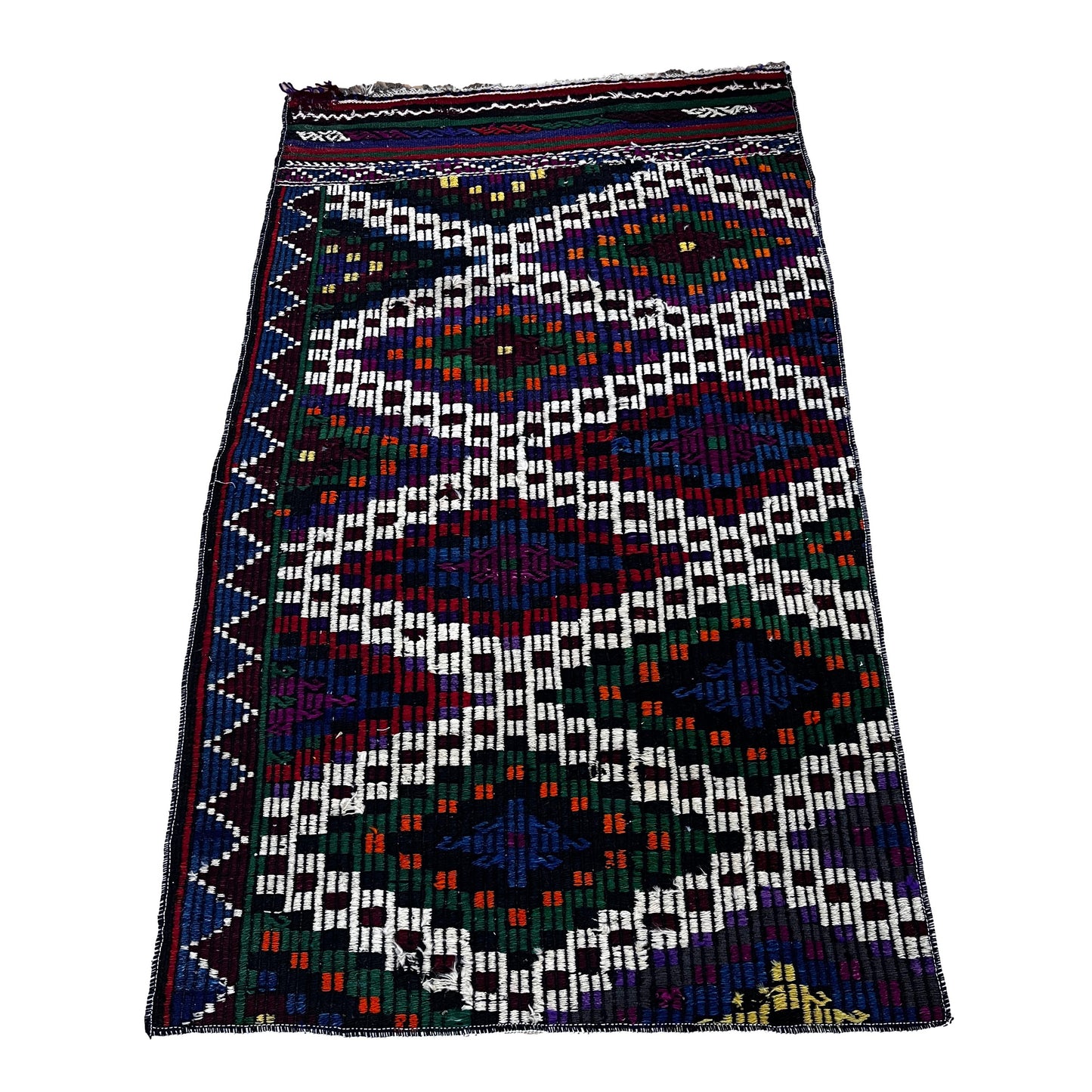 Handwoven Turkish Vintage Kilim (3'3" x 5'9")