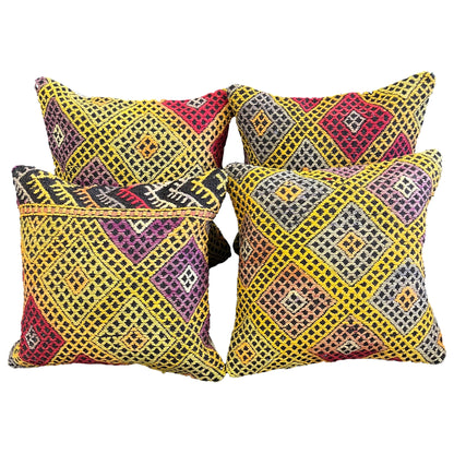 Ethnic Cushion Cover Set (16" x 16")