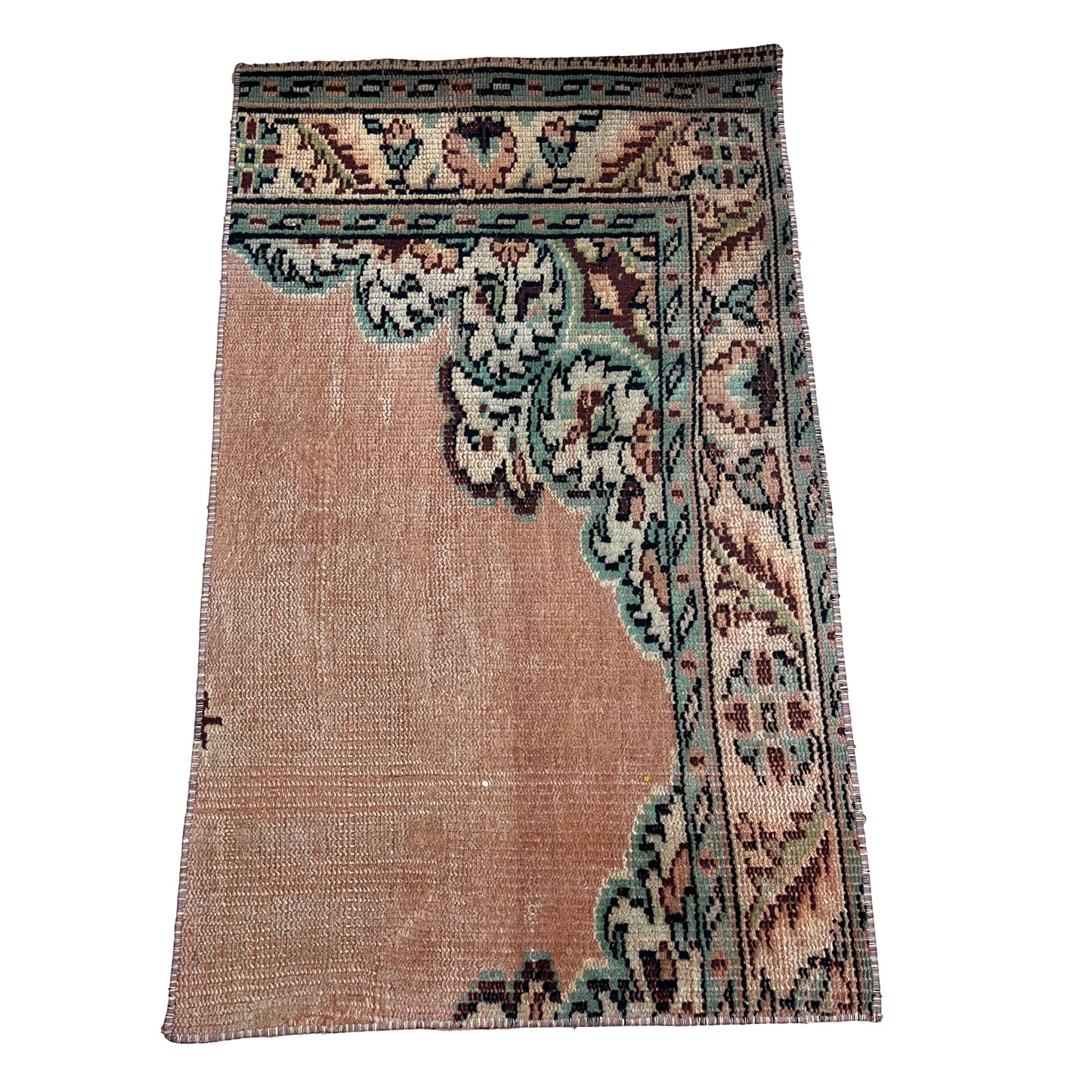 Hand-Knotted Vintage Turkish Rug (2'0" x 3'3")