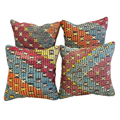 Ethnic Cushion Cover Set (16" x 16")