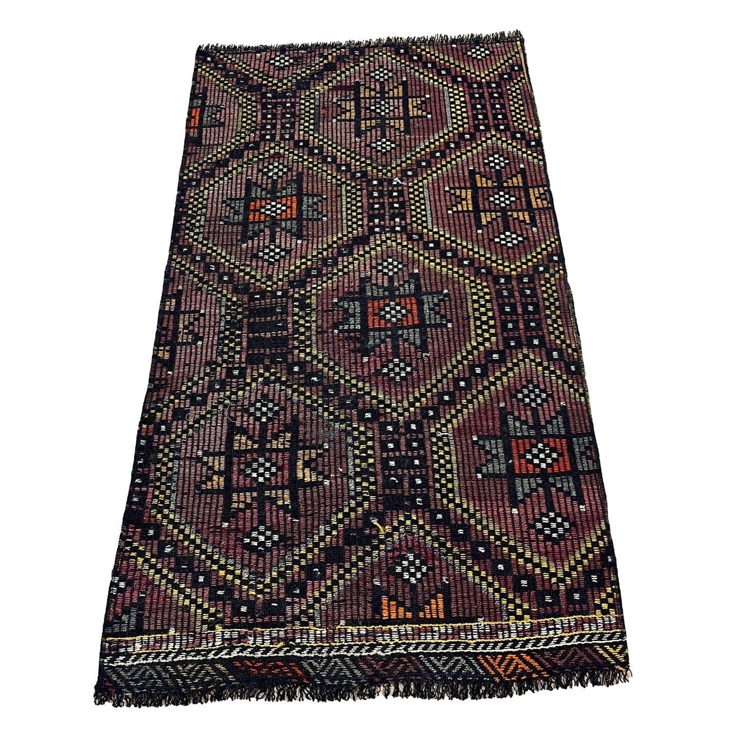 Handwoven Turkish Vintage Kilim (2'8" x 4'9")