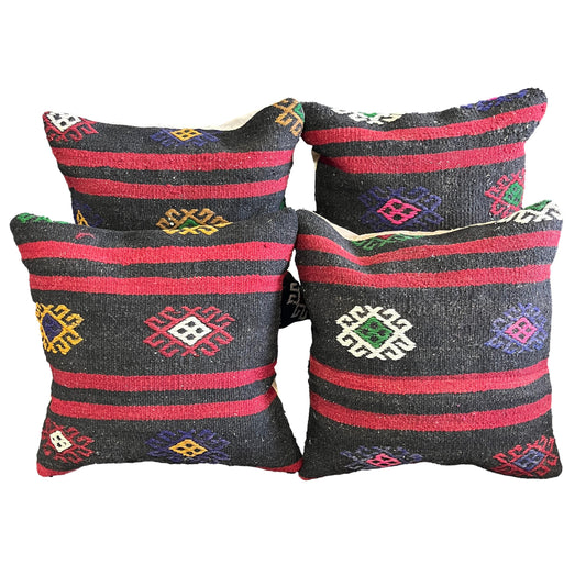 Ethnic Cushion Cover Set (16" x 16")