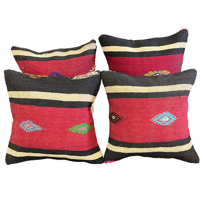 Ethnic Cushion Cover Set (16" x 16")