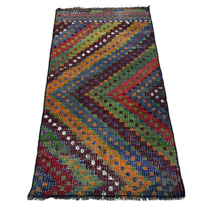 Handwoven Turkish Vintage Kilim (2'8" x 4'11")