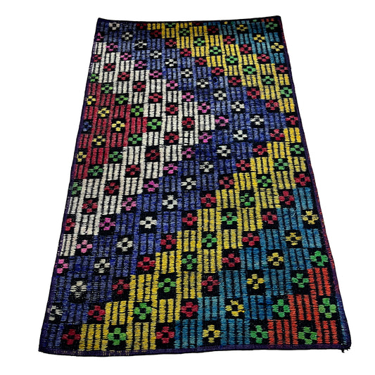 Handwoven Turkish Vintage Kilim (1'8" x 2'11")