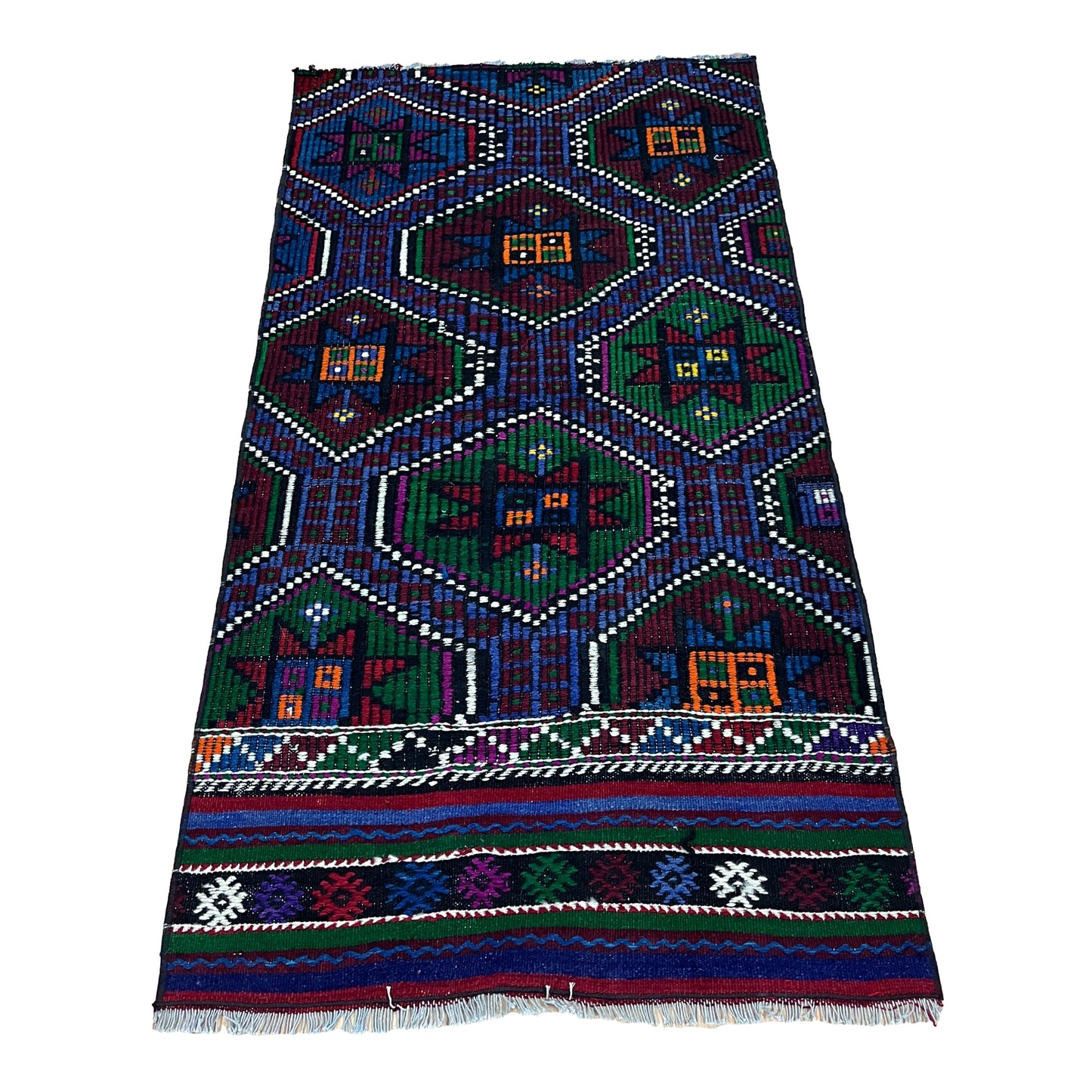 Handwoven Turkish Vintage Kilim (2'8" x 4'11")