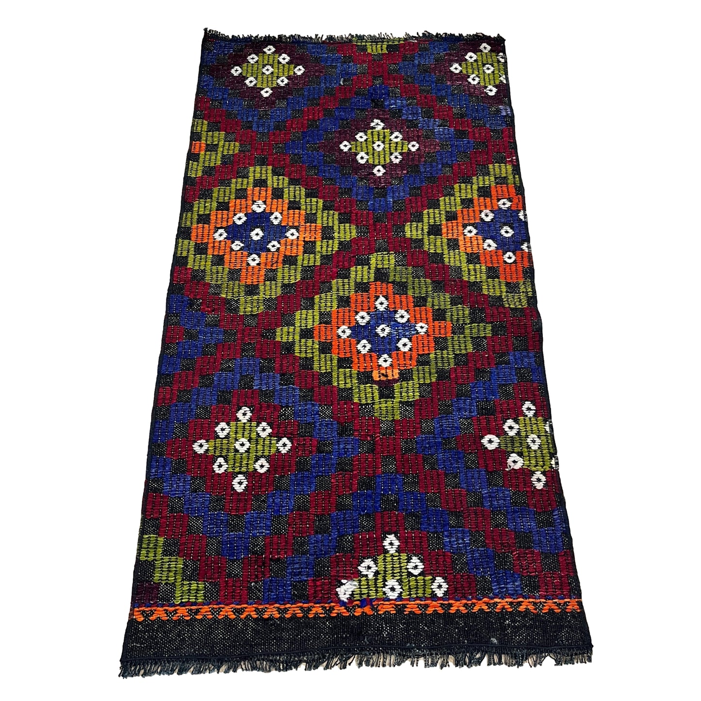 Handwoven Turkish Vintage Kilim (2'4" x 4'7")