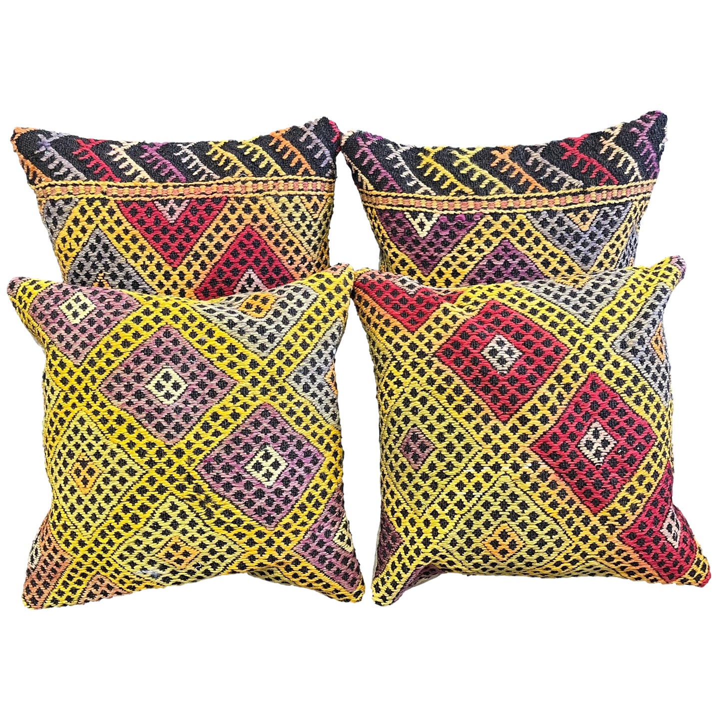 Ethnic Cushion Cover Set (16" x 16")