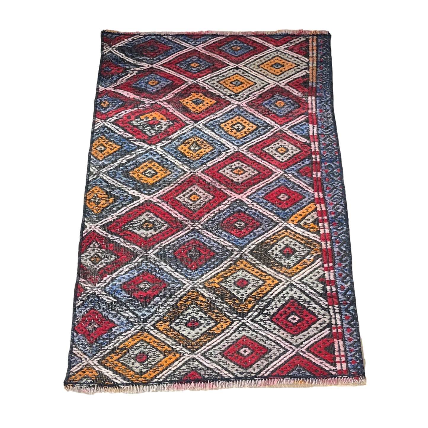 Handwoven Turkish Vintage Kilim (2'4" x 3'7")