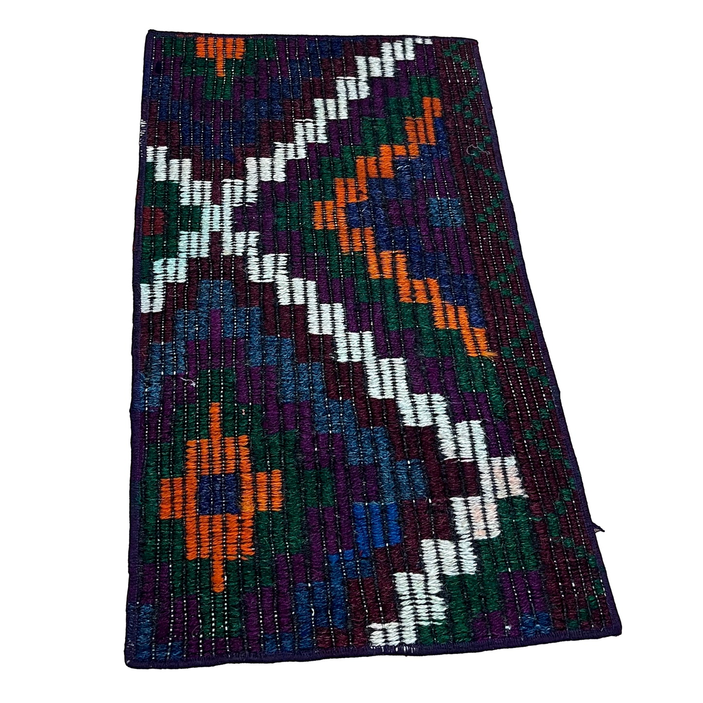 Handwoven Turkish Vintage Kilim (1'4" x 2'4")