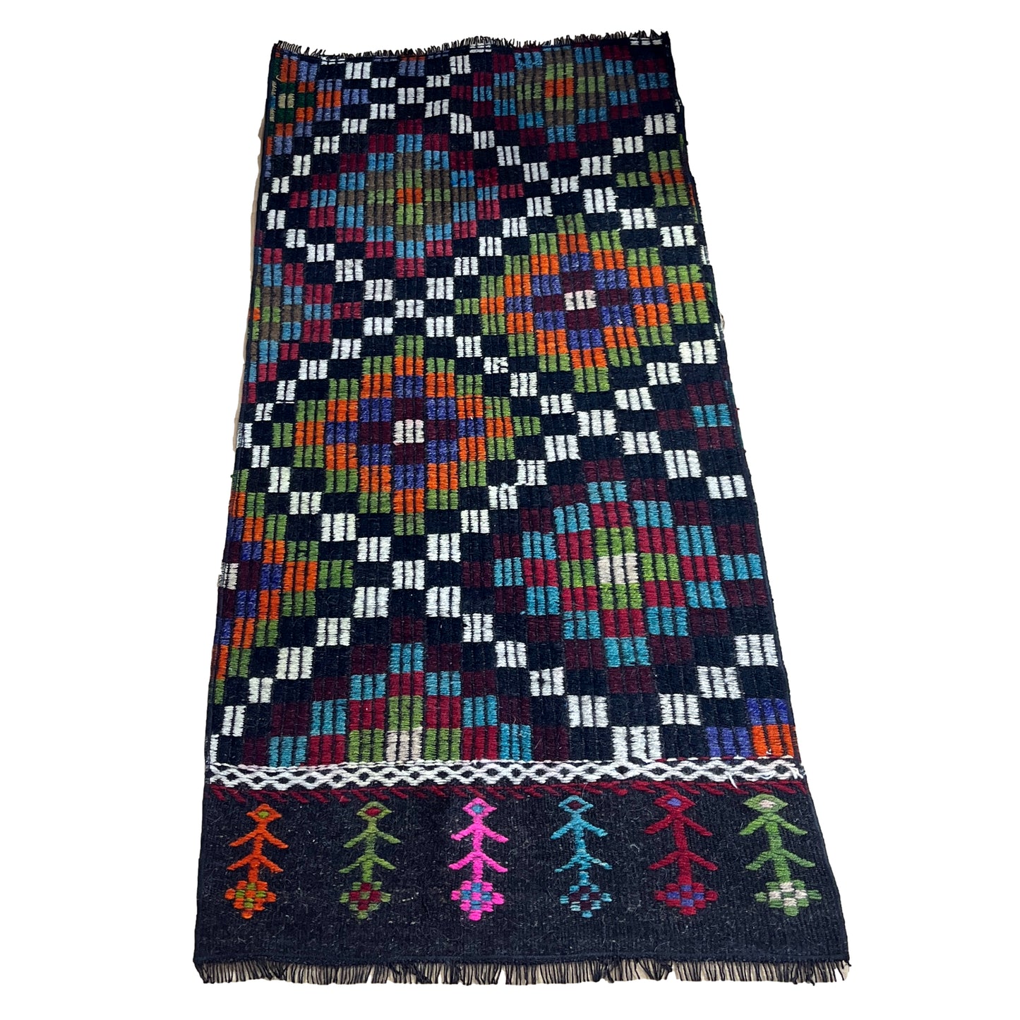 Handwoven Turkish Vintage Kilim (2'8" x 5'11")