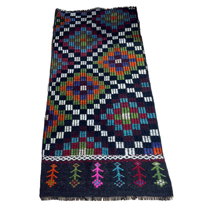 Handwoven Turkish Vintage Kilim (2'8" x 5'11")