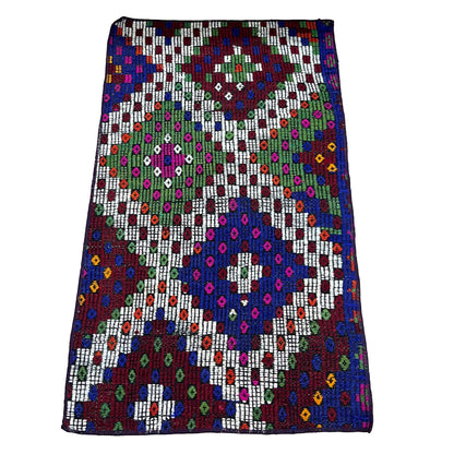 Handwoven Turkish Vintage Kilim (2'0" x 3'3")