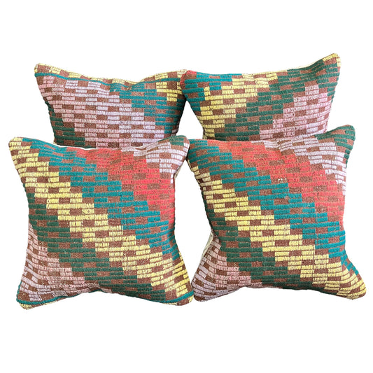 Ethnic Cushion Cover Set (16" x 16")