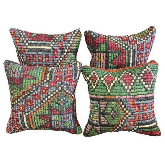 Ethnic Cushion Cover Set (16" x 16")