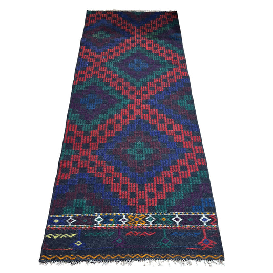 Handwoven Turkish Vintage Runner Kilim (2'8" x 6'11")