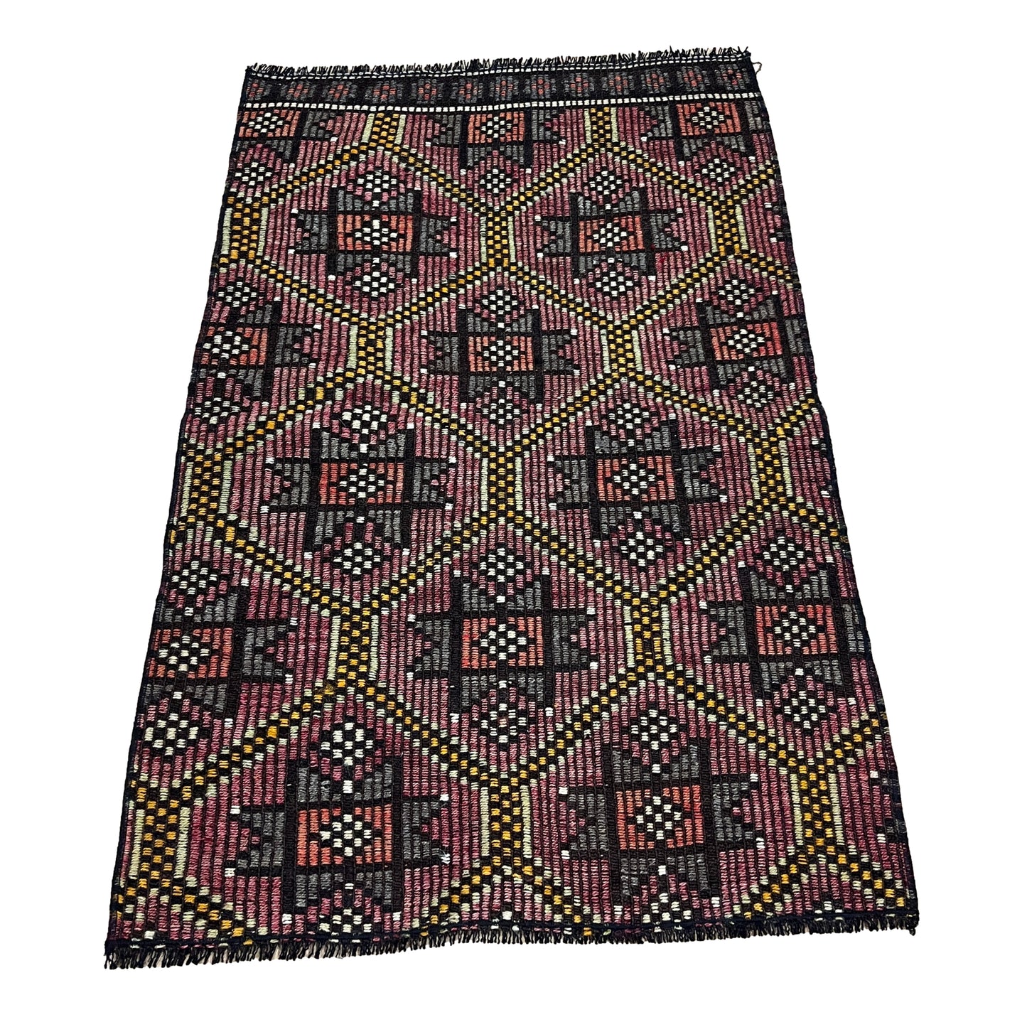 Handwoven Turkish Vintage Kilim (2'8" x 4'1")