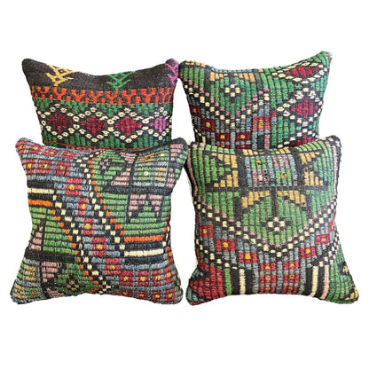 Ethnic Cushion Cover Set (16" x 16")