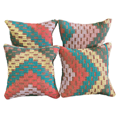 Ethnic Cushion Cover Set (16" x 16")