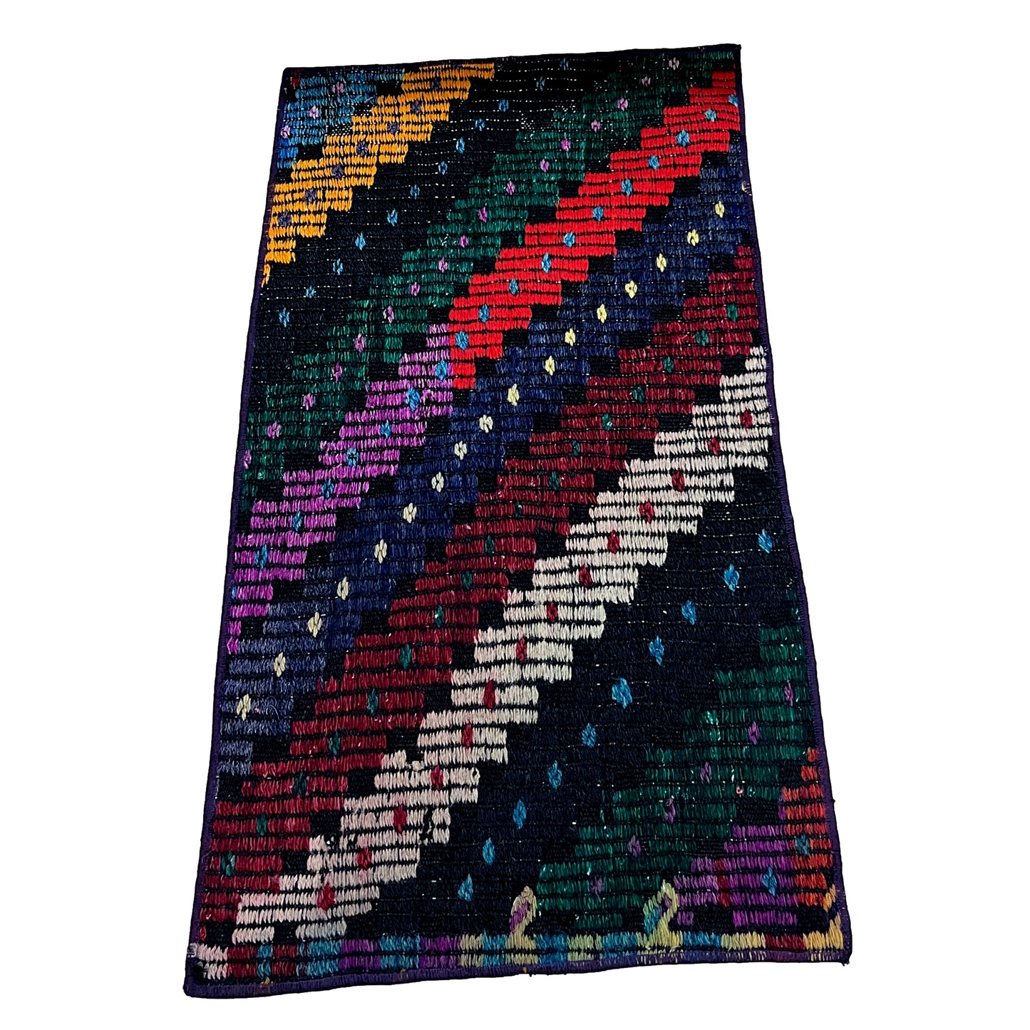 Handwoven Turkish Vintage Kilim (1'8" x 2'11")