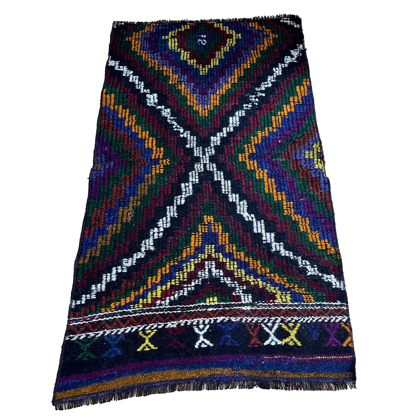 Handwoven Turkish Vintage Kilim (2'8" x 4'11")